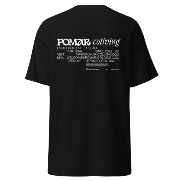 Classic tee - POMAR coliving OG - dark colors - Image 2