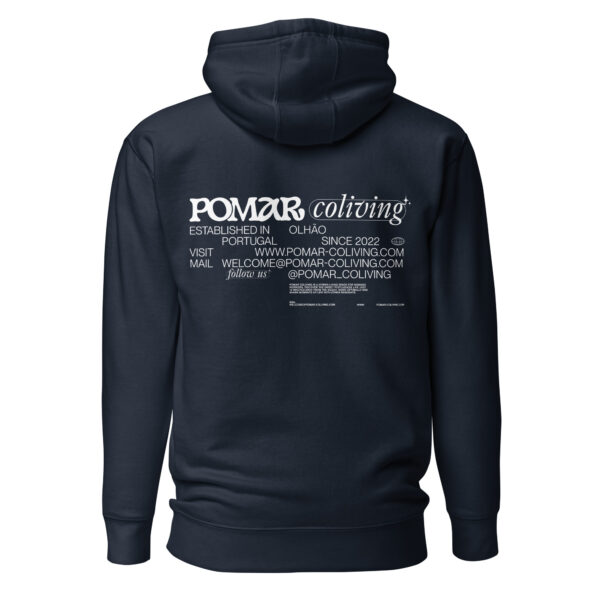 Hoodie - POMAR coliving OG - dark colors - Image 8