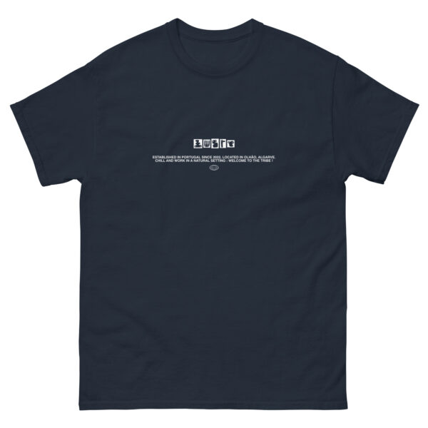 Unisex POMAR Classic t-shirt - Black / Navy - Image 3